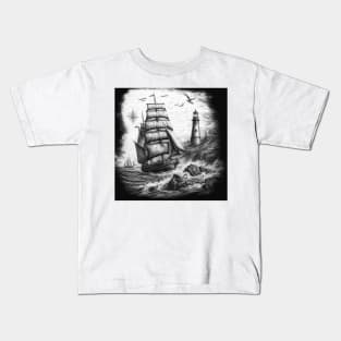 On the high seas VI Kids T-Shirt